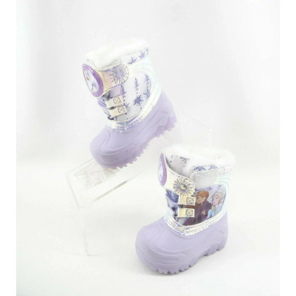 Disney Frozen II Toddler Girl's Thermolite Winter Boot Size‎ 5 Light-Up Outsoles